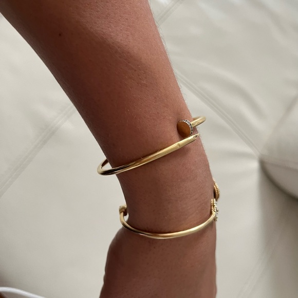 18k gold bangle bracelet - Picture 9 of 10